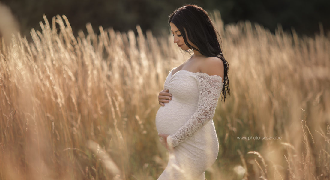 photographe grossesse robe extérieur Belgique